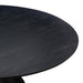 TOV Furniture Gevra Black Acacia & Faux Plaster Dining Table