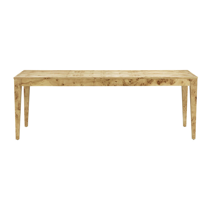 TOV Furniture Brandyss Natural Burl Rectangular Dining Table