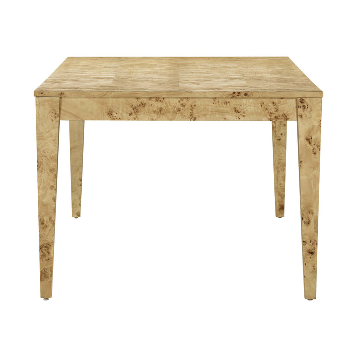 TOV Furniture Brandyss Natural Burl Rectangular Dining Table