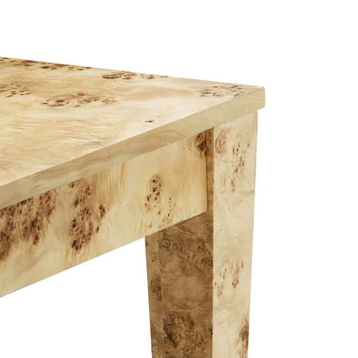 TOV Furniture Brandyss Natural Burl Rectangular Dining Table