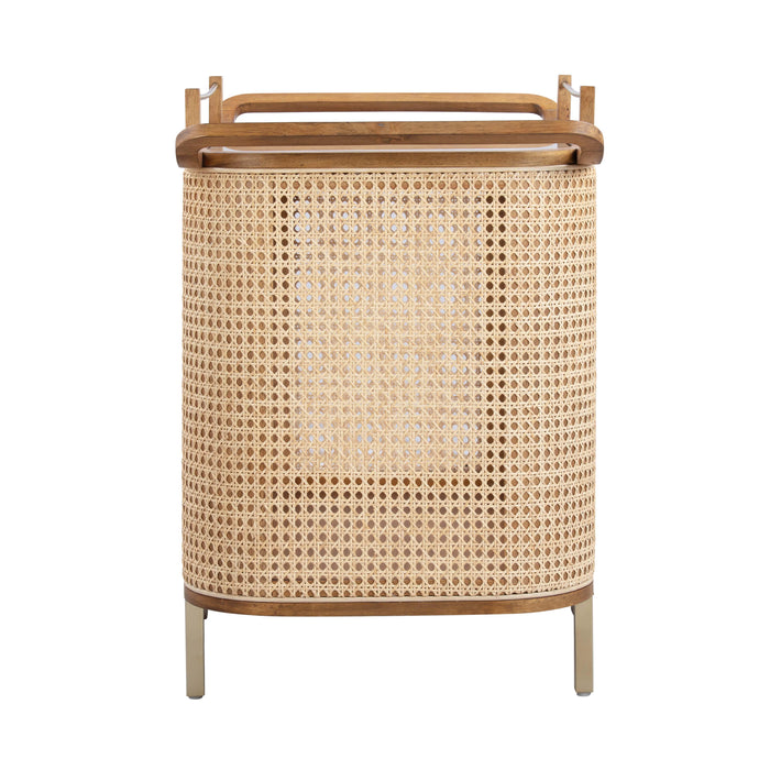 TOV Furniture Yuma Natural Rattan Bar Cart