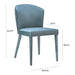 TOV Furniture Metropolitan Velvet Chair