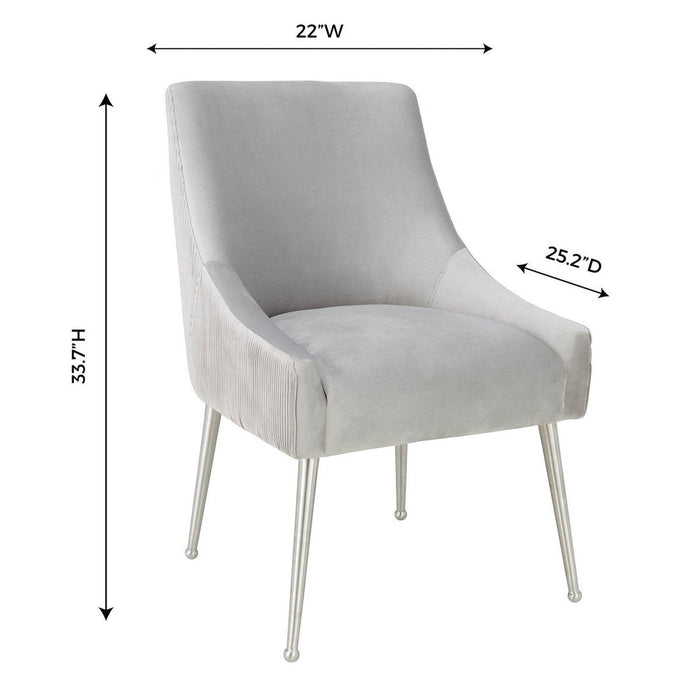 TOV Furniture Beatrix Velvet Side Chair