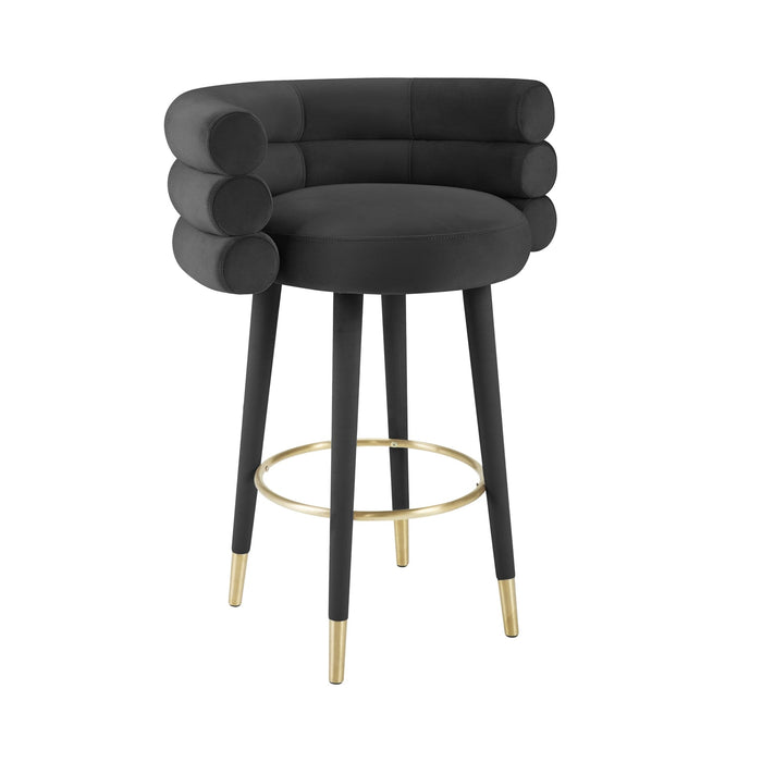 TOV Furniture Betty Velvet Barstool