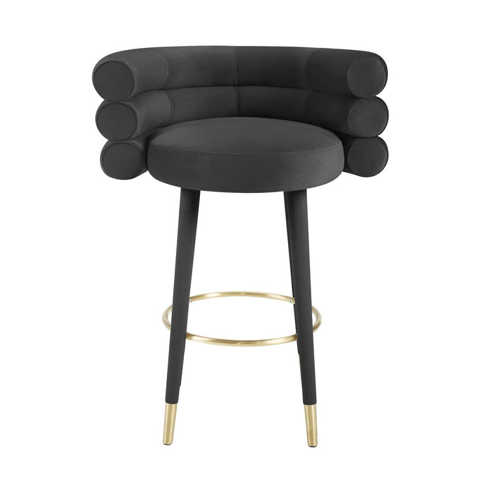 TOV Furniture Betty Velvet Barstool