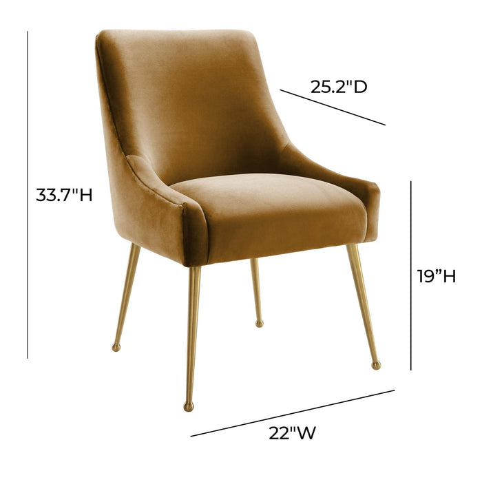 TOV Furniture Beatrix Velvet Side Chair