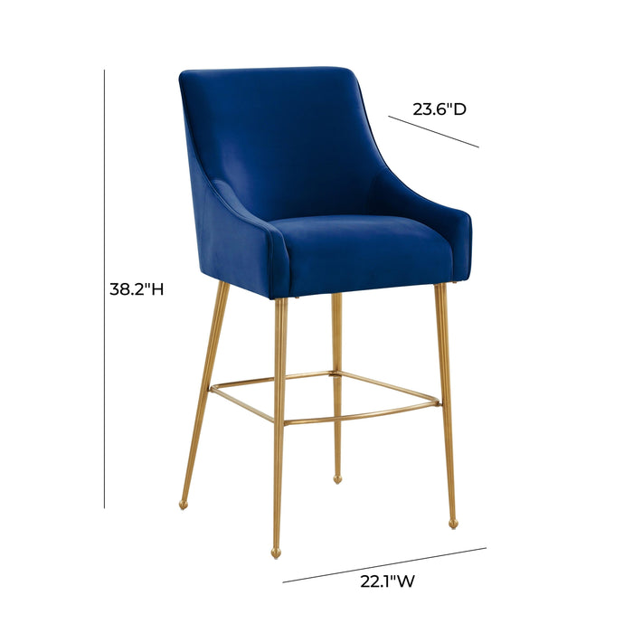 TOV Furniture Beatrix Counter Stool - Gold Legs