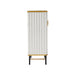 TOV Furniture Cordoba Cream Velvet Bar Cabinet