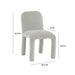 TOV Furniture Georgia Chenille Dining Chair