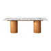 TOV Furniture Tamara Marble Ceramic Rectangular Dining Table