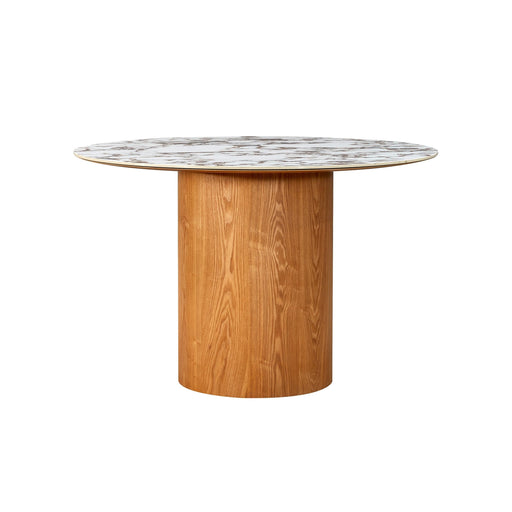 TOV Furniture Tamara Marble Ceramic Round Dinette Table