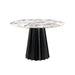 TOV Furniture Jimena Marble Ceramic 47" Round Dining Table