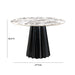 TOV Furniture Jimena Marble Ceramic 47" Round Dining Table