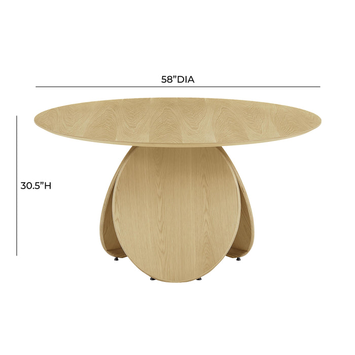 TOV Furniture Emil Oak Round Dining Table