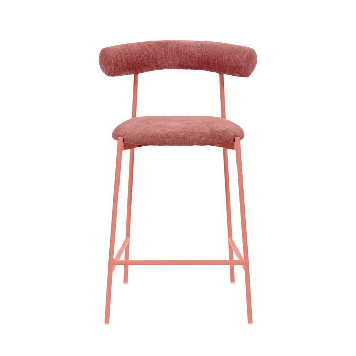 TOV Furniture Liliana Velvet Counter Stool