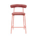 TOV Furniture Liliana Velvet Counter Stool