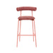 TOV Furniture Liliana Velvet Bar Stool