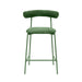 TOV Furniture Liliana Velvet Counter Stool