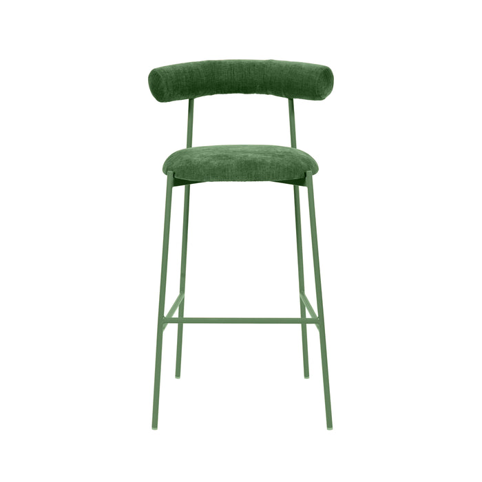 TOV Furniture Liliana Velvet Bar Stool