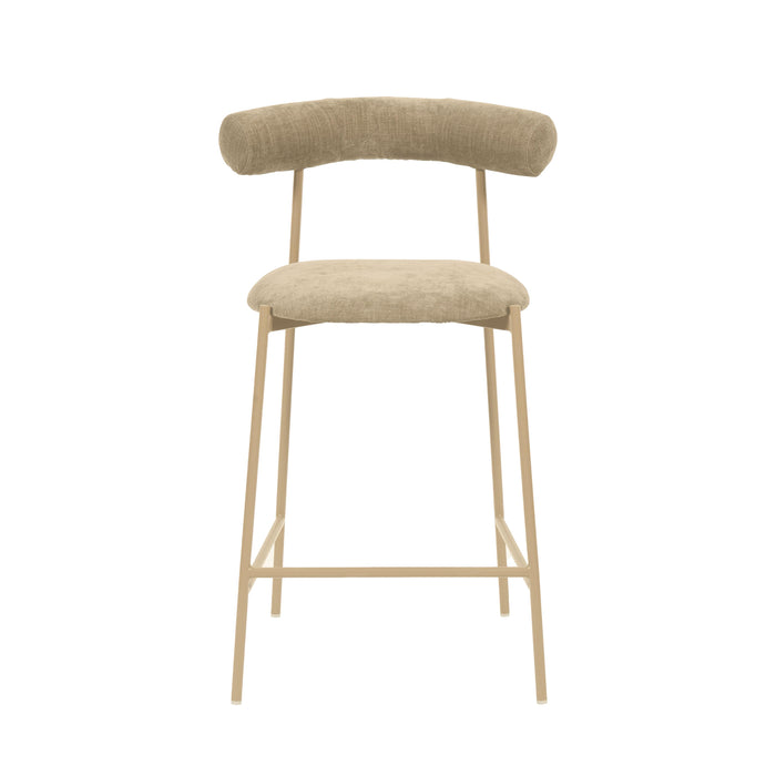 TOV Furniture Liliana Velvet Counter Stool