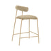 TOV Furniture Liliana Velvet Counter Stool