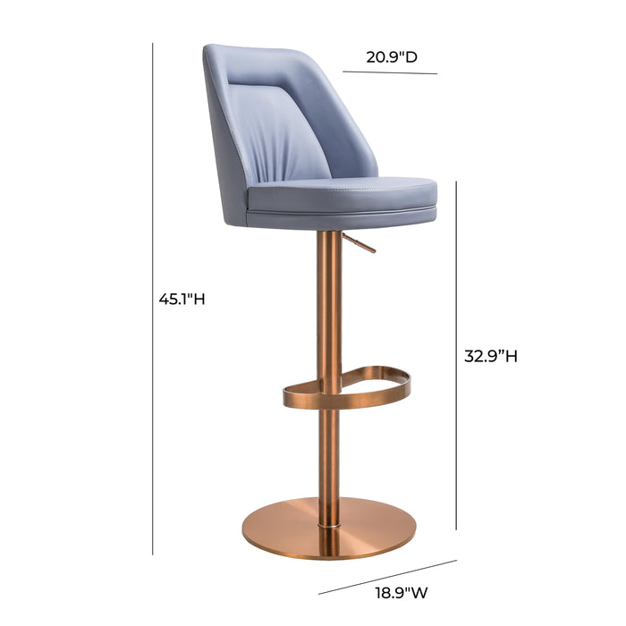 TOV Furniture Maven Adjustable Swivel Stool