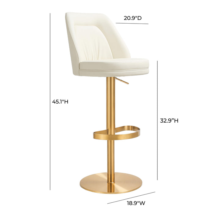 TOV Furniture Maven Adjustable Swivel Stool