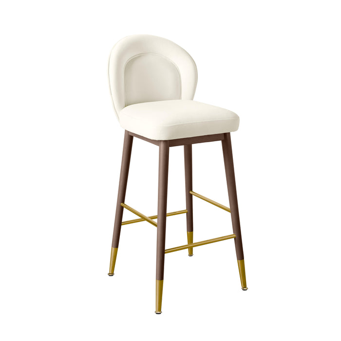 TOV Furniture Hailey Velvet Barstool