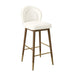 TOV Furniture Hailey Velvet Counter Stool