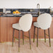 TOV Furniture Hailey Velvet Counter Stool