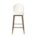 TOV Furniture Hailey Velvet Counter Stool