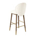 TOV Furniture Hailey Velvet Counter Stool