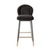 TOV Furniture Hailey Velvet Barstool