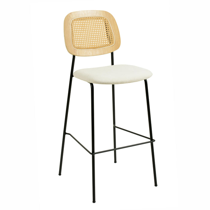 TOV Furniture Anais Natural Rattan Counter Stool - Set of 2