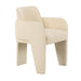 TOV Furniture Leo Cream Vegan Leather Dining Chair