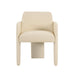 TOV Furniture Leo Cream Vegan Leather Dining Chair