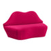 TOV Furniture Lips Velvet Settee