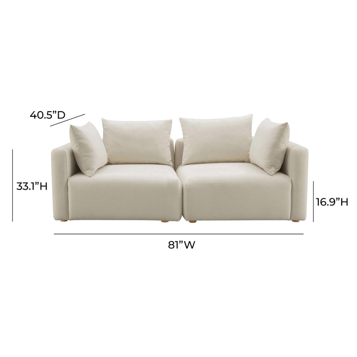 TOV Furniture Hangover Loveseat