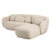 TOV Furniture Misty Cream Boucle Sectional