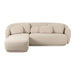 TOV Furniture Misty Cream Boucle Sectional