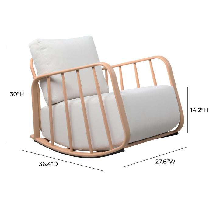 TOV Furniture Violette Outdoor Rocking Chair