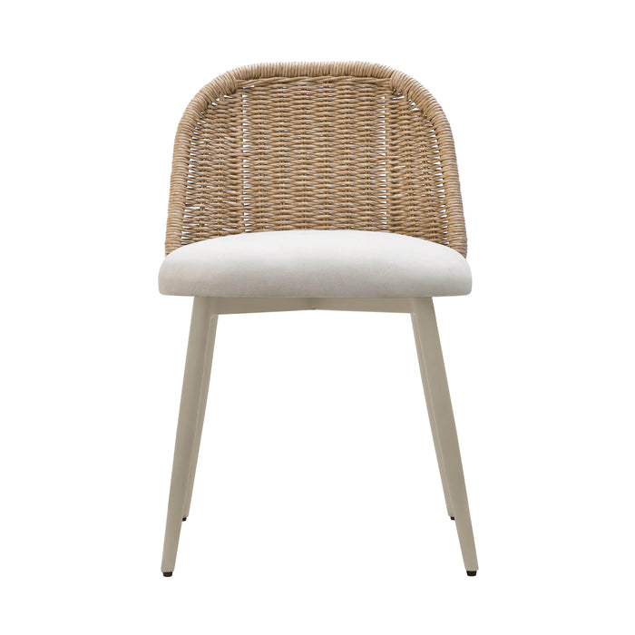 TOV Furniture Alexa Cream Outdoor Dining Chair