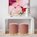 TOV Furniture Zoe Velvet Storage Ottoman