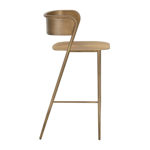 Sunpan Keanu Counter Stool - Antique Gold