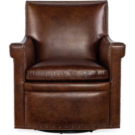 Hooker Furniture Swivel Club Chair - Brown