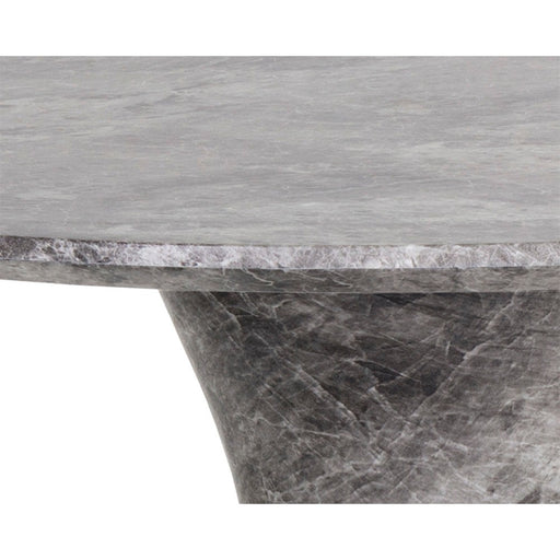 Sunpan Shelburne Bar Table - Marble Look - Grey