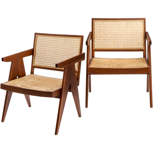 Surya Hague Dining Arm Chair Set of 2