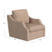 Hooker Upholstery Darrien Swivel Lounger