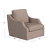 Hooker Upholstery Darrien Swivel Lounger