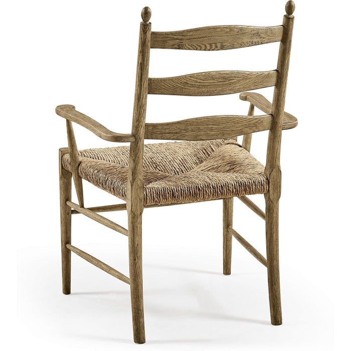 Jonathan Charles Doppler Ladder Back Arm Chair